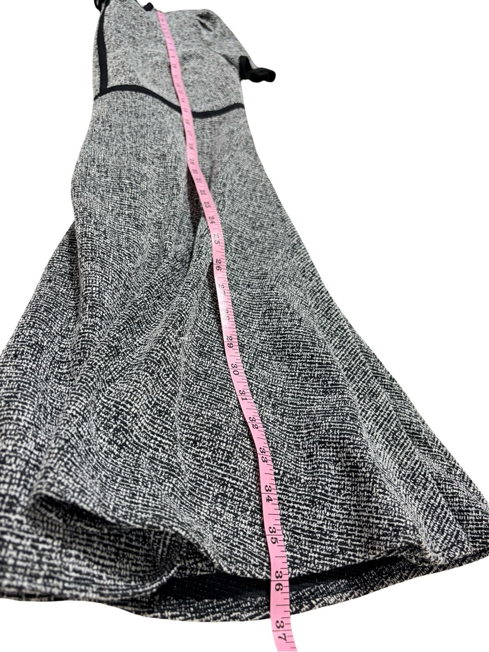 Karl Lagerfeld Paris Tweed Knit Fit & Flare Dress Size 4 Bow Neck - Picture 13 of 13